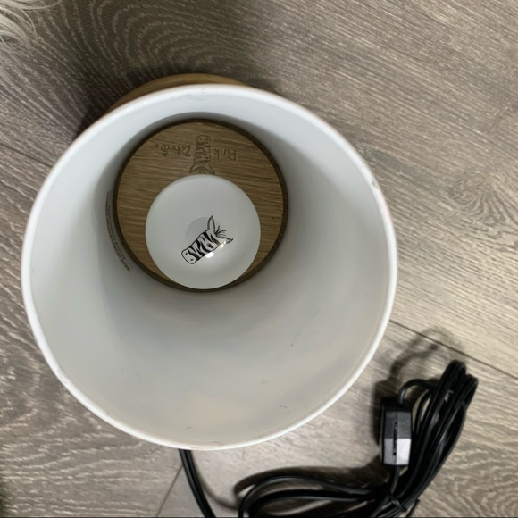 SOLD✨Pink Zebra Map Simmering Light w/Hot Air Ball - Picture 2 of 11